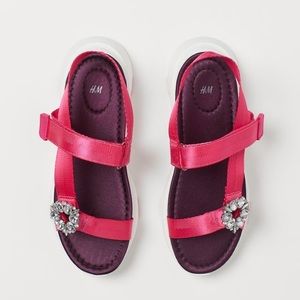 H&M Pink Sneaker Sandals Size 39